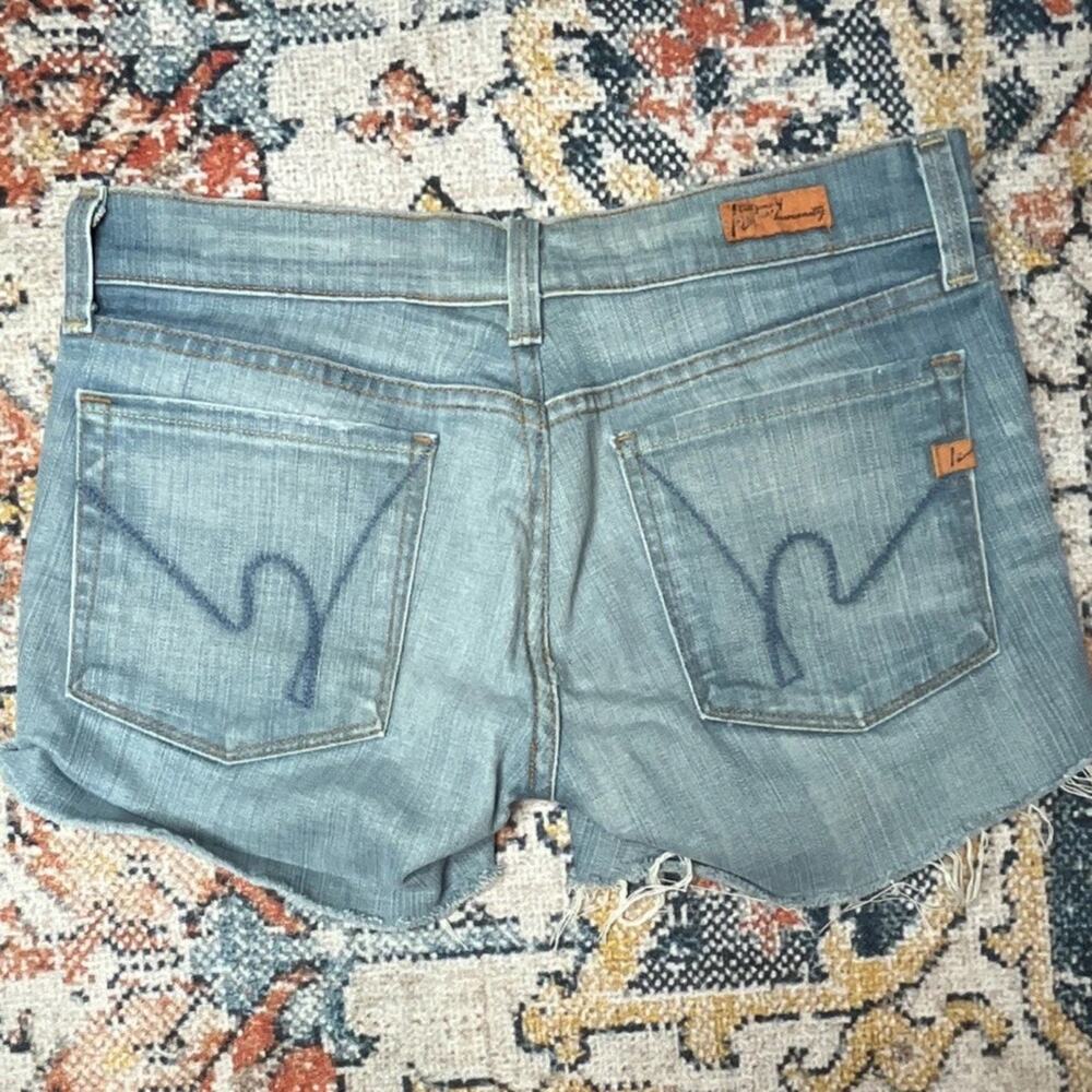 Vintage Y2K Citizens of Humanity Low Rise Denim Cutoff Shorts Size 28